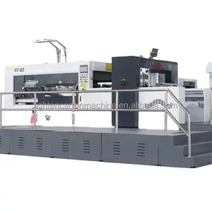 Full automatic craft buddy flat platen embossing and die cutting creasing with stripping machine for cardboard boxes making