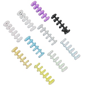 Coloré 6 trous feuille lâche bricolage boucle ouverte feuille lâche anneau de <span class=keywords><strong>reliure</strong></span> <span class=keywords><strong>10</strong></span> couleur grand livre/croquis livre boucle - Product Image 1