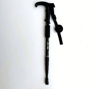 Bâtons de randonnée en alliage d'aluminium légers, réglables en hauteur, à 3 articulations, pointes en aluminium, multifonctionnels, pour le camping en plein air, la montagne - Product Image 6