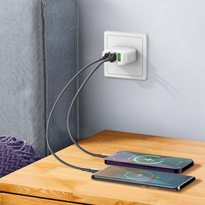 Ldnio Ls852 25W Nhanh USB Cáp Dữ Liệu Điện Thoại Di Động Micro Loại C Cắm Sạc Nhanh 2M Adapter Kết Nối Flex Cáp Dòng - Product Image 5