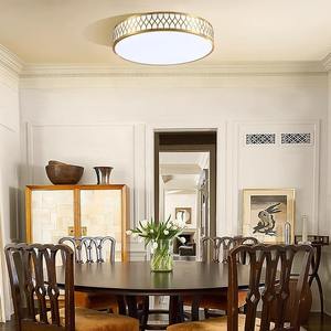 Luminaire de plafond en cuivre de style américain, motif unique, pour chambre à coucher, salle à manger, salon, créatif et élégant - Product Image 5