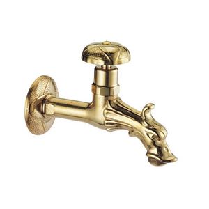 Robinet artistique modèle Boa jaune 1/2, connecteur d'eau de jardin - Product Image 1