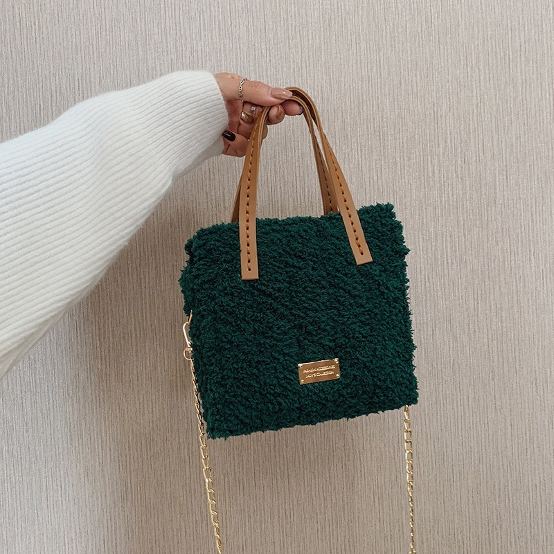Bolso Verde Tejido a Mano