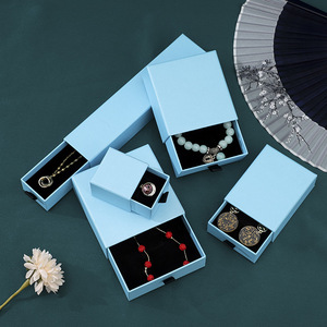 Оптовые ультратонкие подарочные коробки для ювелирных изделий из гофрированного картона с застежкой-молнией, УФ-покрытием, экологичные, перерабатываемые, с возможностью нанесения логотипа на заказ - Product Image 3
