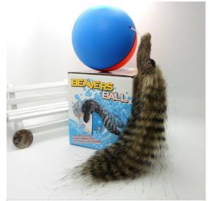 Kedi interaktif oyuncaklar simülasyon hayvan elektrikli oyuncak pil işletilen Castor Fiber topu kedi peluş oyuncak Pet interaktif ürünler - Product Image 5