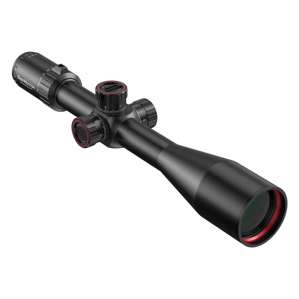 WestHunter HD GEN2 6-24x50 SFIR FFP – Mirino Di Precisione Per Tiro A Lunga Distanza, Kit Completo Per Slitta Picatinny