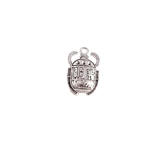 WENY 10 Pezzi per Confezione <span class=keywords><strong>Nuovo</strong></span> Ciondolo Animale, <span class=keywords><strong>Scarabeo</strong></span> Egiziano in Argento Antico, Accessorio per Bracciale - Product Image 5