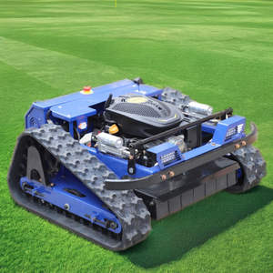 <span class=keywords><strong>Tondeuse</strong></span> à gazon télécommandée sur chenilles personnalisée de 800 mm, mini robot <span class=keywords><strong>tondeuse</strong></span> à gazon avec accessoires de déneigement - Product Image 6