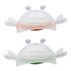 Bâtons de meulage des dents de bébé de petit mois Gants de crabe pour sucette Colle à dents en silicone liquide Plastique PC Apaisant pour manger la main - Product Image 1