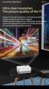 <span class=keywords><strong>Proyector</strong></span> de cine HD soporte profesional 4K 1080p WiFi6 Corrección automática H5 <span class=keywords><strong>proyector</strong></span> de estilo libre - Product Image 6