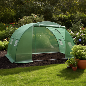 Serra da Giardino 86.1 Piedi Quadrati, Telaio in Acciaio Zincato, Tessuto in PE, Resistente alle Intemperie, Colore Verde, per Uso Giardino - Product Image 2