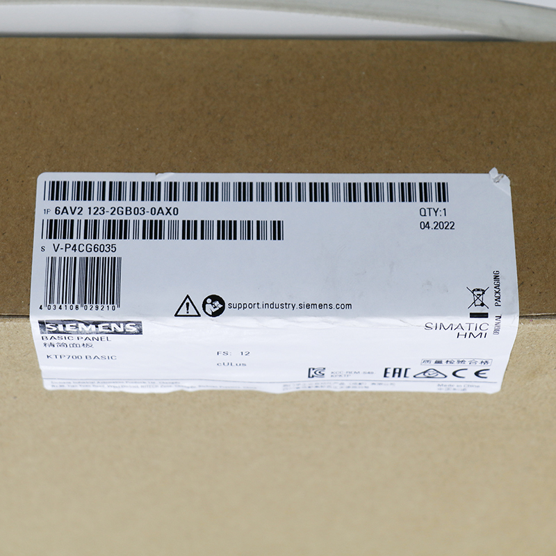 6AV2123-2DB03-0AX0 Siemens, KTP400 Basic, SIMATIC, HMI-Bediengerät, TFT, 480 x 2