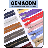 5 #   Fermeture éclair en nylon durable et imperméable à extrémités fermées pour accessoires de bagages, couture artisanale DIY, taille et couleur personnalisables
