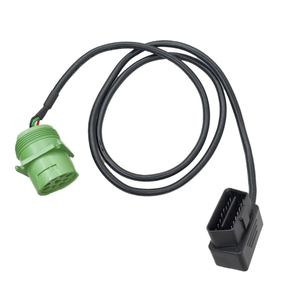 OBD2 Stecker 16-polig J1939 Grün Buchse 9-polig PVC-Kabelkonfektion Rechtwinklig Diagnosewerkzeug Codeleser für Maschinen Elektronik - Product Image 6