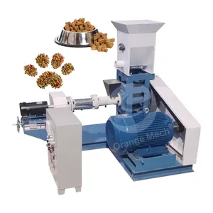 automatic equipment production making puffing dried kibble pet food fish catfish dog food processing machine