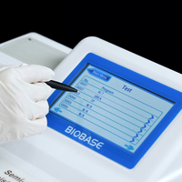 Analizador Bioquímico Semiautomático Portátil de Sistema Abierto BIOBASE China Jinan, Analizador Químico Automático para Uso Médico