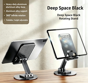Universal Mobile Phone Holders Portable <b>Tablet</b> <b>Stand</b> Desktop Mounts ABS Damping Gasket Plastic Metal Phone <b>Stand</b> Custom Logo - Product Image 2