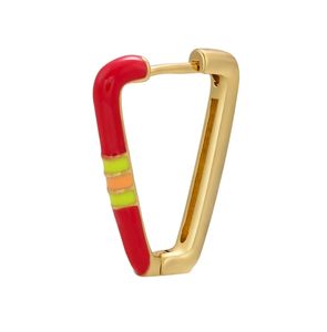 Orecchini Creativi <span class=keywords><strong>a</strong></span> Forma di Macaron Ovali <span class=keywords><strong>a</strong></span> U, Freschi e Dolci, Cerchi Colorati Arcobaleno - Product Image 5