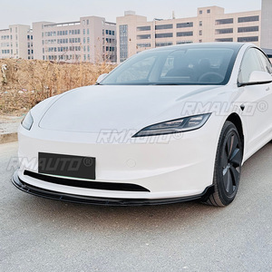 For Tesla Model 3 Body Kit Front Bumper <b>Diffuser</b> Lip Bumper Protector Guard for Tesla Model 3 2024+ <b>Car</b> Accessories - Product Image 5