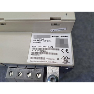 ใหม่เอี่ยม 100% ของแท้ 6SN1145-1AA01-0AA2 SIMODRIVE 611 โมดูลป้อนข้อมูล คอนแทคเตอร์หลัก พร้อมคอนแทคเบรก 6SN1145-1AA01-0AA2 - Product Image 4