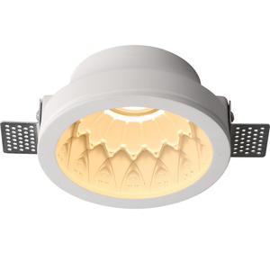 Lampe artistique en plâtre pour salon, chambre à coucher, salle à manger, bureau, projecteur anti-éblouissement, source de lumière COB, CRI 95 - Product Image 5