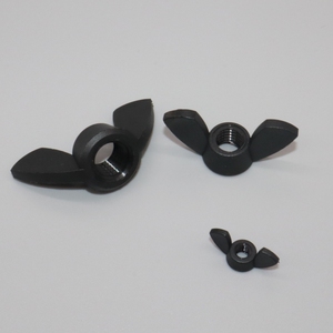Écrous à oreilles en plastique DIN315 les plus vendus M4 - M8 en nylon PA66, options blanc et noir - Product Image 3