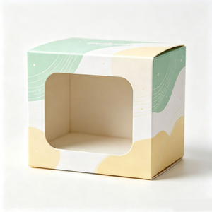 Boîte d'emballage en carton imprimée OEM avec fenêtre transparente, boîte en papier personnalisée avec logo pour jouets - Product Image 5