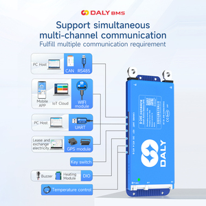 Daly tích hợp 1A hoạt động cân bằng 40A 8-16S 17S 24V <span class=keywords><strong>36V</strong></span> 48V 60V thông minh BMS cho NCM LFP lto Pin gói - Product Image 6