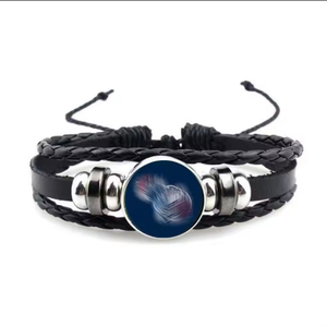 Llavero de Tela con Mosquetón de Cuero Trenzado Retro con Logotipo del Equipo de Aleación de Zinc - Accesorio de Moda Ligero e Impermeable - Product Image 5