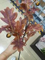 Élégant feuille de chêne vert haute Simulation noël Thanksgiving hôtel décoration de la maison floriculture chinoise pour le nouvel an Halloween