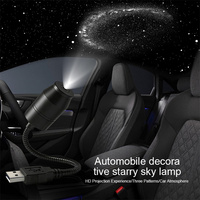 Lampe de nuit LED Galaxie Ciel Étoilé RGB USB, projecteur de lumière d'ambiance