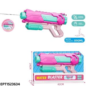 Sommer Outdoor-Spiel für Kinder 60cm große Wasser pistole Pull and Boost Druck Spritzpistole Spielzeug 530ml Luft betriebene Wasser pistole - Product Image 5