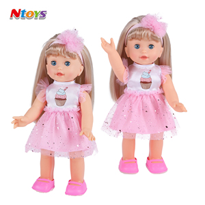 Ntoys <span class=keywords><strong>Bambole</strong></span> Interattive da 13 Pollici, Realistiche, Camminano, Cantano e <span class=keywords><strong>Parlano</strong></span>, Giocattoli per Bambini, <span class=keywords><strong>Bambole</strong></span> Reborn in Vinile Realistico, Regali - Product Image 4