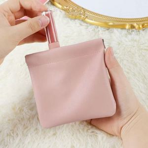 Bolsa de Almacenamiento de Cosméticos de Cuero PU con Cierre Automático, Diseño Personalizado, para Viajes y Compras - Product Image 5