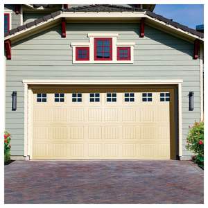 Porte de <span class=keywords><strong>garage</strong></span> sectionnelle automatique isolée en acier noir Prima Modern Flush Panel pour villa contemporaine - Product Image 4