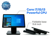 Système de point de vente tout-en-un pliable 15,6 pouces LIVERDOL Intel I7/I5/I3 Windows 11 Écran tactile Caisse enregistreuse Terminal Restaurant Commerce de détail