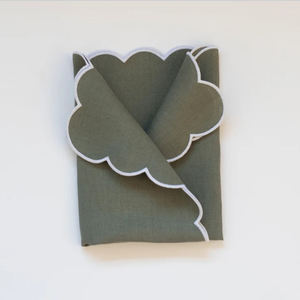 Juego de servilletas bordadas hechas a mano y manteles individuales de lino, servilletas de tela para decoración de mesa de boda <span class=keywords><strong>Vintage</strong></span> para restaurantes y bodas - Product Image 4