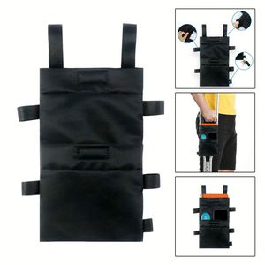 <b>Large</b> Capacity Crutch Accessories Storage Pouch Organizer Bag with Drink Holder and Multiple Pockets - Product Image 6