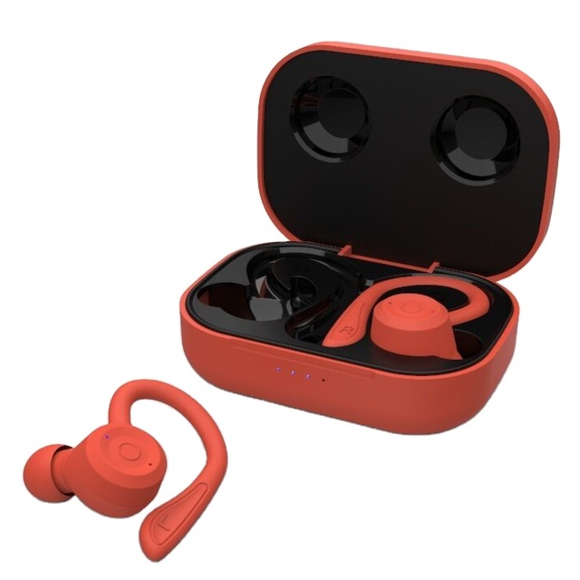GYM Sport Professional Fitness Hanging Blue Tooth Earhook TWS Wireless Earphone