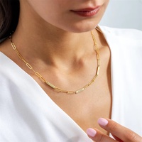 Collier personnalisé avec nom en acier inoxydable, personnalisation de 1 à 8 noms, collier à chaîne en forme de trombone, bijoux pour couple, famille, amitié