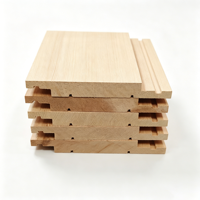 Kanadische Western Red Cedar mit Nut und Feder, klarer Roter Zedernholz