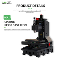 Petit centre d'usinage vertical CNC 3 axes VMC650 Broche de BT40-120 de haute précision GSK Control Mini fraiseuse à métaux