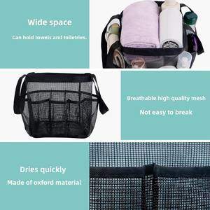 กระเป๋าใส่ของอาบน้ำแบบพกพา <span class=keywords><strong>NFS</strong></span> ขนาดใหญ่ 8 ช่อง พร้อมตาข่าย PVC แห้งเร็ว - Product Image 3