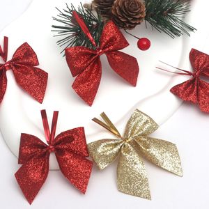 Cinta de terciopelo metálico brillante MIDI, adorno para árbol de Navidad, decoración navideña, corona, brillo, embalaje de regalo, lazo de cinta preatado - Product Image 1