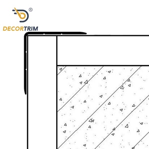 Protector <span class=keywords><strong>de</strong></span> Esquinas <span class=keywords><strong>de</strong></span> Pared DECORTRIM, Personalizado <span class=keywords><strong>de</strong></span> Fábrica, <span class=keywords><strong>de</strong></span> Aleación <span class=keywords><strong>de</strong></span> Aluminio Negro, Moderno, Resistente al Agua y a Impactos - Product Image 3