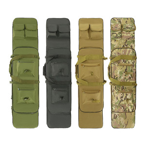 85/100/120CM sac de pistolet tactique chasse tir étui de pistolet coussin de protection en mousse Double pistolet transporter sac à <span class=keywords><strong>bandoulière</strong></span> - Product Image 6