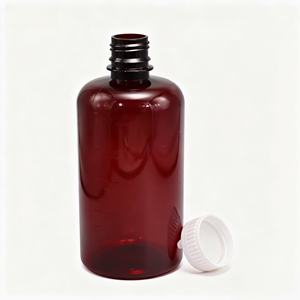 <b>Empty</b> 473ml 16OZ Wockhardt Tris Pai Nostrum Arch Cough Syrup <b>Plastic</b> <b>Bottle</b> with CRC Cap Cough Syrup Sticker Label - Product Image 5