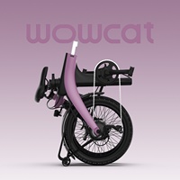 Vélo à assistance électrique WOWCAT C1, nouveau vélo électrique pliable en fibre de carbone, vélo de route ultra-léger, batterie au lithium 250W 20 pouces, 7 vitesses