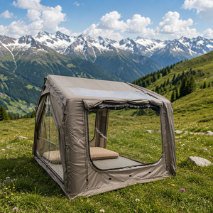 Aufblasbares Acht-Meter-Quadrat-Zelt für Draußen, Tragbarer Event-Unterstand, Einfacher Aufbau, Wasserdichtes Zelthaus zum Camping - Product Image 3