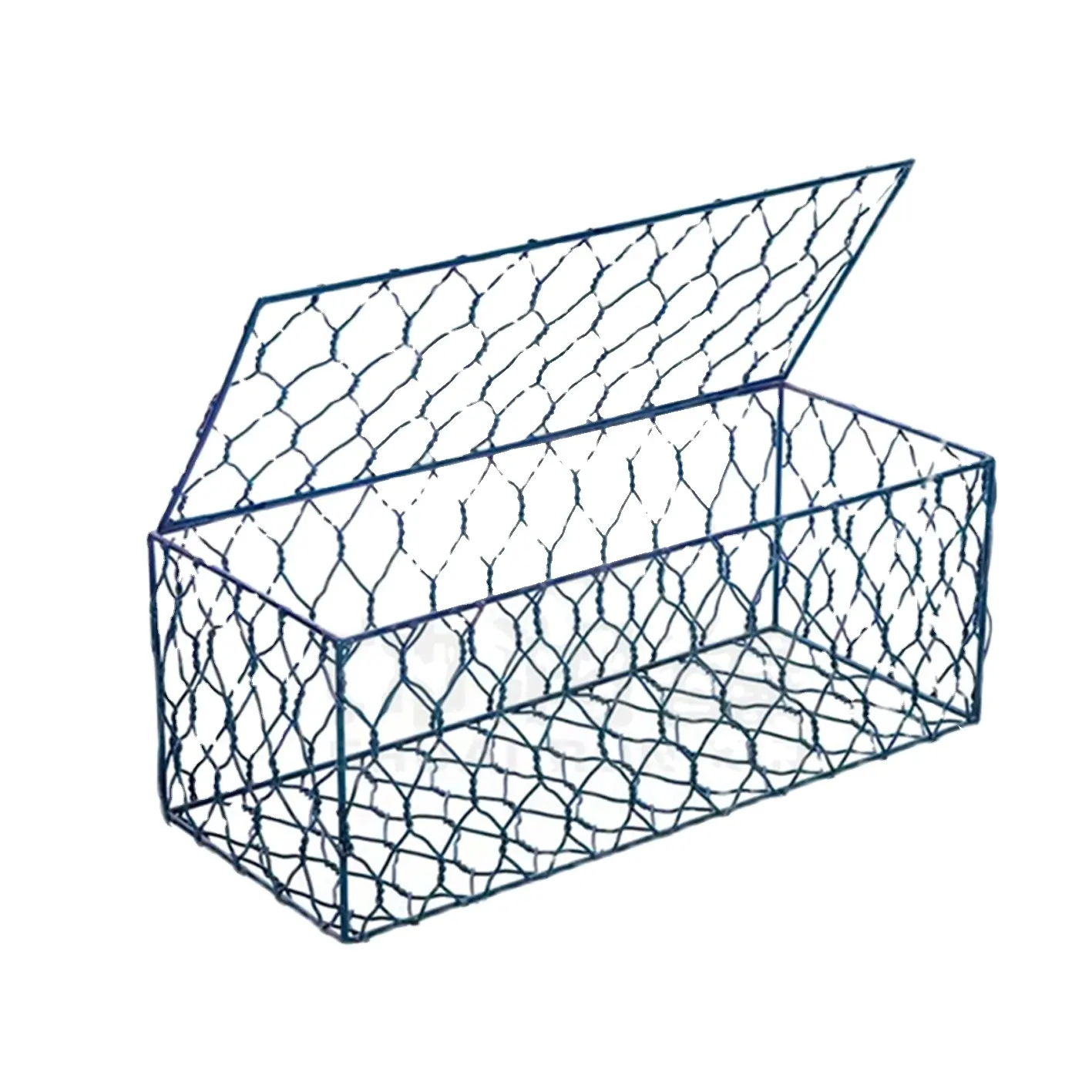 זול 2x1x1, 2x1x0.5m 2.7mm מגולוון gabion תיבת התמך קיר סין ספק אוטומטי gabion רשת תיל מכונה